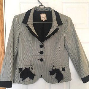 Striped Nanette Lepore Skirt Suit Set